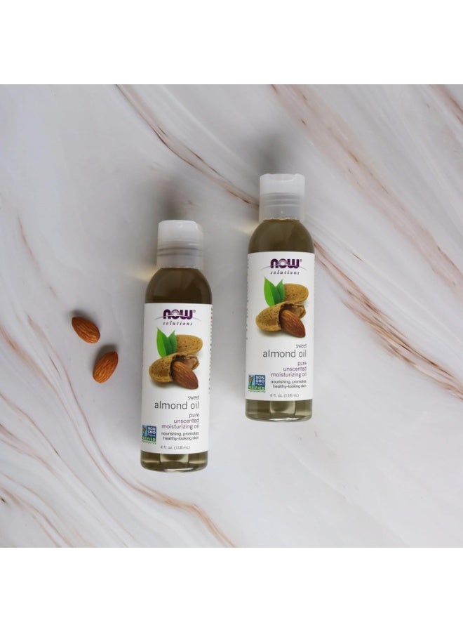 Now Solutions Almond Oil Sweet 4 Oz 100% Pure 118ml - Image 2